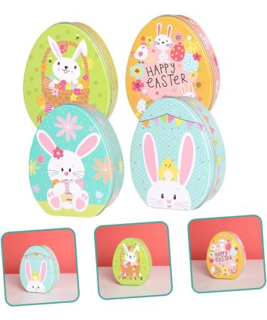 NUOBESTY 16 Pcs Easter Egg Candy Box Container Easter Eggs Empty Treat Boxes Party Favors Snack Child 11xc9cmx4pcs Assorted Colorx4pcs - Buy Online on GoSupps.com