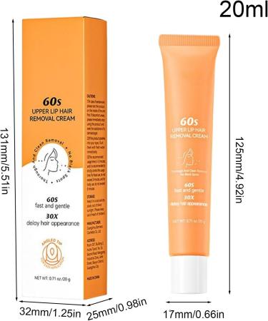 Facial Hair Removal Cream Soft Lip Depilator Balm Moisturizing Painless Epilator for Sensitive Skin Face Upper Lip Chin Neck - Buy Online on GoSupps.com