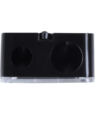 Jevina Precision Cosmetic Pencil Sharpener for Eyebrow & Eyeliner - 2 Holes - Black - Buy Online on GoSupps.com