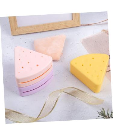 FRCOLOR 4pcs Silicone Beauty Powder Puff Storage Tool Makeup Sponge Holder & Triangular Case for Easy Organization - Buy Online on GoSupps.com