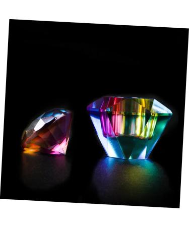 DRESSOOS Nail Art Dappen Dish Dappen Dish Bowl Dappen Dish for Acrylic Nails Nail Glitter Holder Dappen Bowl Crystal Nail Jar Nails Tips Art Dappen Dish Nail Dish Diamond Glass Manicure - Buy Online on GoSupps.com