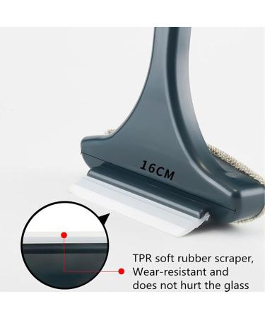 Cohbskj 2 in 1 Mesh Cleaner Brush 2 in 1 Multifunctional Screen Brush Window Screen Cleaner Brush Extendable Window Screen Cleaning Brush with Scraper Wet & Dry Dual Purpose (Blue) - Buy Online on GoSupps.com