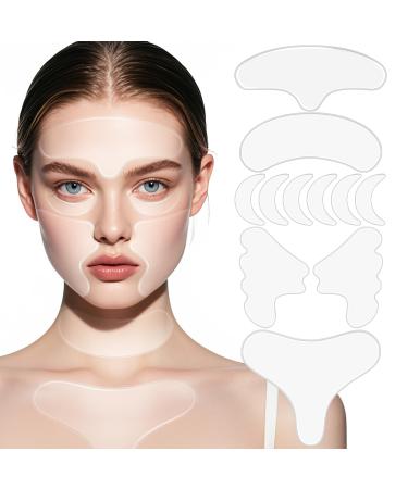 KODASNY Neck Wrinkle Patches Anti Wrinkle Silicone Patches Reusable Chest Firming and Tightening Facial Masks Collagen Neck Fine Line Pads for Women Reduce Fine Wrinkles Firming