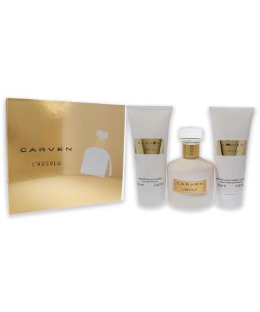 Carven LAbsolu for Women - 3 Pc Gift Set 3.33oz EDP Spray 3.33oz Perfumed Body Milk 3.33oz Perfumed Bath and Shower Gel - Buy Online on GoSupps.com