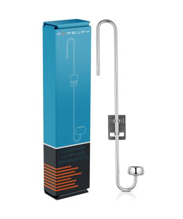 Measury CO2 diffuser aquarium made of stainless steel diffuser aquarium - 250mm 25 cm