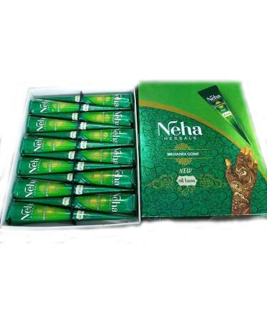 Lot de Cone de henn par 3 - Couleur naturelle coloration semi permanente henna pret a l'emploi Neha - Buy Online on GoSupps.com