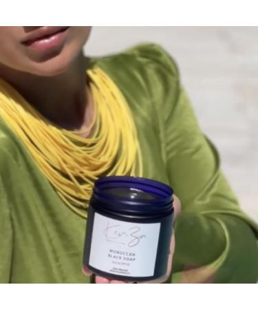 100% Natural African Black Soap with Eucalyptus & Argan Oil | Deep Cleansing & Exfoliating | Soft Beautiful Skin - Buy Online on GoSupps.com