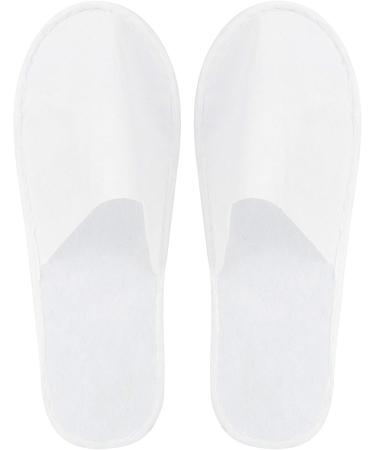 Buy Cikonielf 50 Pair Portable Unisex Disposable Slippers - Non-Slip House Shoes for Home Spa Hotel & Party - Easy to Transport (3mm Fleece Whiteboard) - Buy Online on GoSupps.com