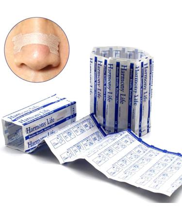 MIBICIRI 100 Pcs Nasal Strips | Large Size 66mm*19mm | Reduce Snoring & Improve Sleeping | Anti-Snoring Nasal Strips for Better Sleep - Buy Online on GoSupps.com