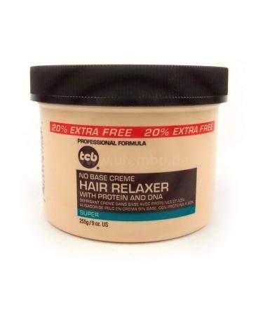 tcb No Base Hair Relaxer with Protein and DNA Super 7.5 oz 255g