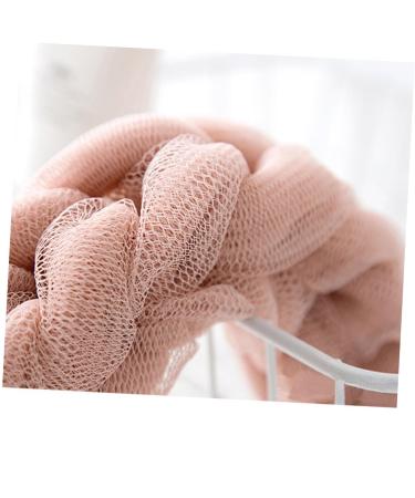 Healeved 4pcs Exfoliating Shower Sponge Pouf Set - Loofah Cloth Body Scrubber & Bath Accessories for Ultimate Cleansing and Relaxation - Buy Online on GoSupps.com