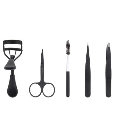 EMSea Brow Lash Eyelash Tools Set 5 in 1 Eyelash Makeup Kit Eyelash Curler Comb Eyelash Tweezers Brush