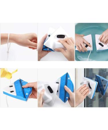 Glass Wiper -Household Double-Sided Window Cleaner Glass Magnetic Window Cleaning Tool Magnetic Wiper for High-Rise Double-Layer Window - Buy Online on GoSupps.com