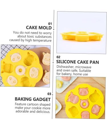 TOPBATHY 3 Pcs Steamed Rice Cake Mold Molds for Resin Ice Cubes Chocolate Silicone Animal Chocolate Mold Durable Cake Mold Cookie Molds Pudding Mould Soap Steamed Cake Silica Gel - Buy Online on GoSupps.com