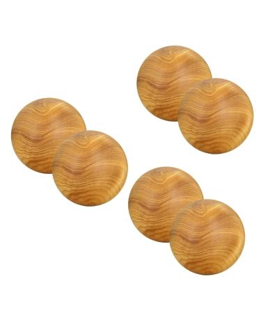 Lurrose hand training balls 6 pieces Massage ball made of wood massage device massage tab roller wooden trade Asian meditation balls baoding balls spiritual hand trainer massage wood balls