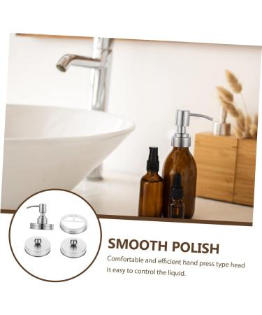 Buy Zerodeko 5 Sets Metal Mouth Covers & Rustic Home Accessories | Soap Foam & Lotion Storage Ideal for Modern Homes - Buy Online on GoSupps.com