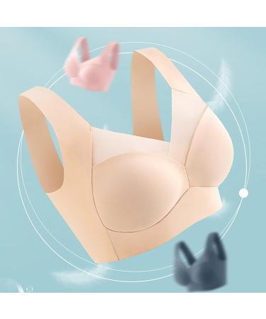 Hatme Posture Correction BH - WMBRA Comfy Position Non-Wired Full Coverage Invisible Support Bra for Women - Wireless Breathable Zero-Feeling Sizes S-6XL Beige - Buy Online on GoSupps.com