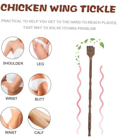 Beavorty Tickling Trigger Point Tool - Long Handle Back Scratch & Itching Relief Massage Device for Stress Relief & Body Comfort - Buy Online on GoSupps.com