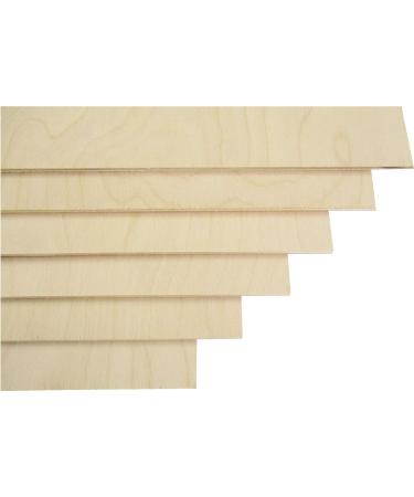 Premium Baltic Birch Plywood 3mm - 12x18 - 6 Flat Sheets - B/BB Grade Veneer for DIY Arts & Crafts, Woodworking, Laser Cutting Projects - Buy Online on GoSupps.com