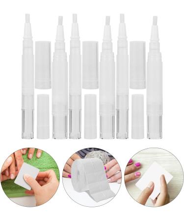Hohopeti Lot de 6 Stylos Huile pour Cuticules Vides et Rechargeables Flacons Transparents 3 Ml et 5 Ml Pinceaux Anti-fuite Int gr s pour Huiles Nourrissantes Vernis et Soins - Buy Online on GoSupps.com