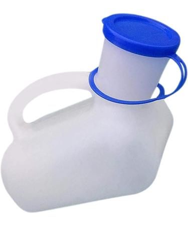 Unisex Urinal Bottle for Men and Women - Toilet Urinal Bedpans Pee Bottle with A Lid and Funnel Plastics Can for Car Old Man Child and Diabetes for Camping Outdoor Travel 1000ML - Buy Online on GoSupps.com