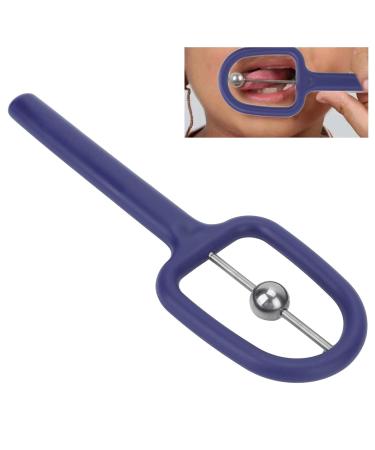 Tongue-Tip Exercise Device | U-Shaped Mouth Trainer for Oral Muscle Strength | Improve Flexibility & Strength - Blue - Buy Online on GoSupps.com