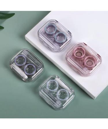 4x Colorful Contact Lens Cases - Mini Travel Storage Kit for Home & On-the-Go - Buy Online on GoSupps.com