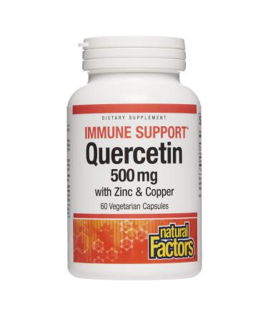 Natural Factors Immune Support Quercetin 500 mg 60 Vegetarian Capsules