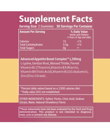 Holistic MD Gainer Gummies for Women Men Elderly and Kids | Clinically Studied Ingredients | 10 in 1 with L-Lysine Gentian Root Vitamin B | Non-GMO Sugar Free Vegan | 60 Count - Buy Online on GoSupps.com