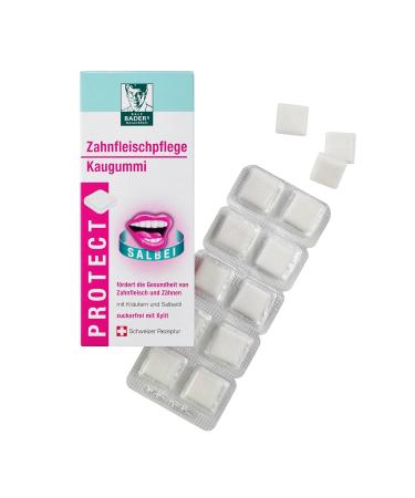 Buy BADERs PROTECT Gum Care Chewing Gum Duo - Herbal Formula with Sage Oil & Xylitol | 2x20 Squares | International Shipping - Buy Online on GoSupps.com