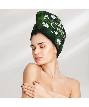 Happy Easter Microfiber Hair Towel | Super Absorbent Coral Velvet Wrap for Women | Quick Dry Hair Cap for Long Curly & Thick Hair - Buy Online on GoSupps.com