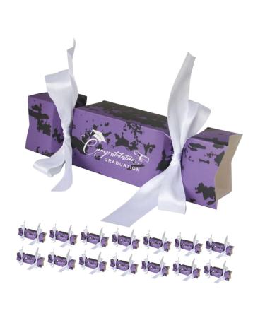 Healeved 50pcs Boxes Graduation Candy Box Gift Boxes Party Candy Holder Candy Supply Favor Boxes Biscuit Case Candy Case Grad Candy Boxes Purple Delicate Container Paper 1 count (Pack of 1) Purple