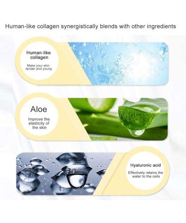 Natural Collagen Face Cream 80G Skin Care Cream Face Skin Natural Face Cream Firming Cream Tightening And Lifting Skin Anti-Wrinkle For Creams And Anti-Aging Day & Night - Buy Online on GoSupps.com
