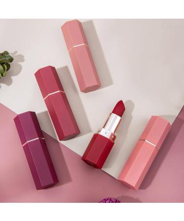 Nude Matte Lipstick - Long Lasting, Waterproof, Non-Stick Cup Lip Gloss for Women | Professional Cosmetics Gift - Buy Online on GoSupps.com