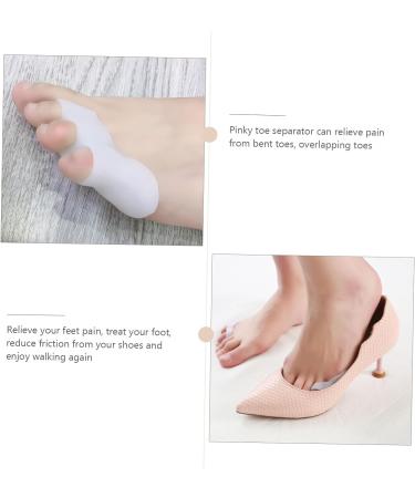Hemoton 36 pcs Silicone Gel Toe Separators & Bunion Guards - Thumb Protectors, Toe Sleeves - Pinky Foot Adjuster - White Color - Skin-friendly - 6x2x0.6cm (3pcs) - Buy Online on GoSupps.com