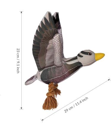 Shop Aquatic Human Squeaky Dog Toys - Crocodile Parrot Lizard & Wild Goose for All Dog Sizes - Buy Online on GoSupps.com