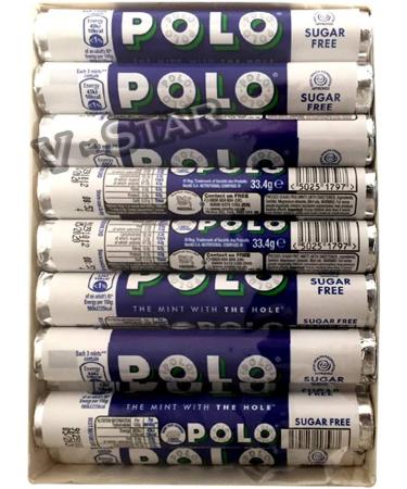 NEW NESTLE POLO MINTS BOX OF 32 ROLLS OF 34g TUBES (POLO SUGAR FREE) - VSTAR - Buy Online on GoSupps.com