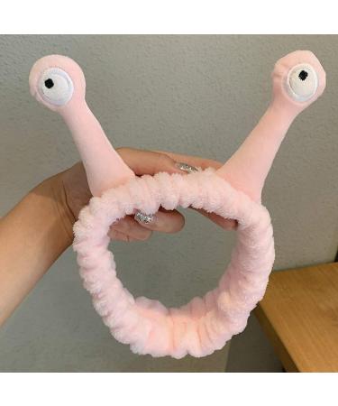 Cute Funny Snail Headband for Women and Girls - Green Plush Makeup and Face Washing Hair Band - Buy Online on GoSupps.com