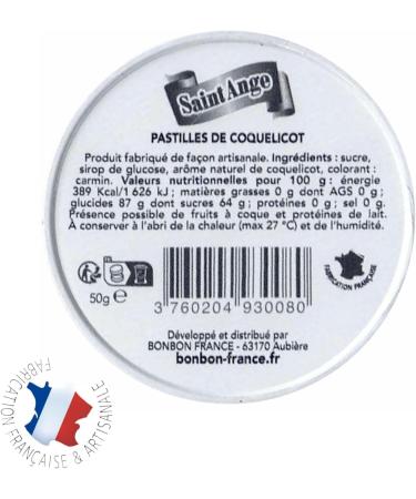 Sant'Angelo Lozenges | Traditional Sweets 100% French (Poppy) - Buy Online on GoSupps.com