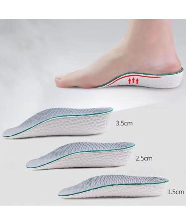 Buy Orthopedic High Pads 2.0 | Height-Lifting Insoles | 2024 - Black & Gray 1.38in | International Shipping Available - Buy Online on GoSupps.com
