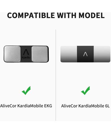 AliveCor Kardia Mobile Heart Monitor EKG 6-Lead Travel Case - Black - Buy Online on GoSupps.com