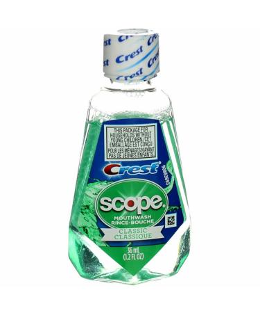 P&G-Crest + Scope Mouthwash Classic 36 ml 12 Count
