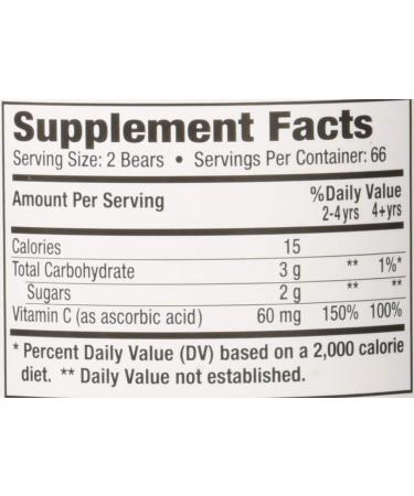 Hero Nutritional Yummi Bears Vitamin C - Natural Orange, Pineapple & Strawberry Flavors (132 Count) - Buy Online on GoSupps.com