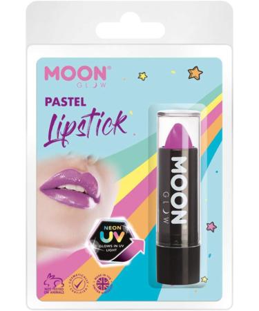  Smiffys Smiffys Moon Glow Pastel Neon UV Lipstick Lilac - Buy Online on GoSupps.com