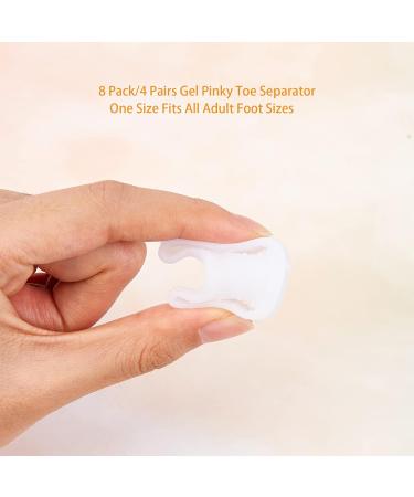NICENEEDED Big Toe Separators - 2 Pairs | Pain Relief Soft Gel Cushion for Foot Bunion Protection - Buy Online on GoSupps.com