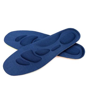 Comfort Massage Shoes Insoles Breathable Unisex Replacement Insert Shock Absorbing Shoes Cushion (Men's 8-12 US/Women's 10-11 US)