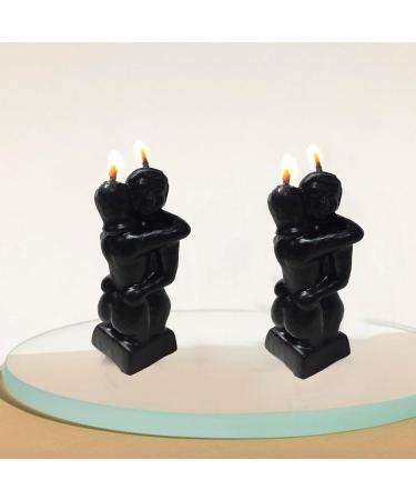 Vrinda Decorative Candle - Erotic Couple Assorted (Black) | Elegant Home D cor | International Shipping Available - Buy Online on GoSupps.com