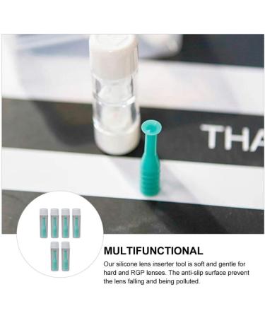 EXCEART 6Pcs Portable Contact Lens Inserter & Removal Tool - Green Plunger for Hard Lenses | International Shipping - Buy Online on GoSupps.com