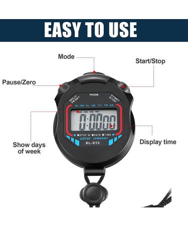 Buy Fomatrade Digital Stopwatch - 10 Pieces Lot Multifunctional & Professional Sports Timer - XL-013 Chronograph for Accurate Timing - Buy Online on GoSupps.com