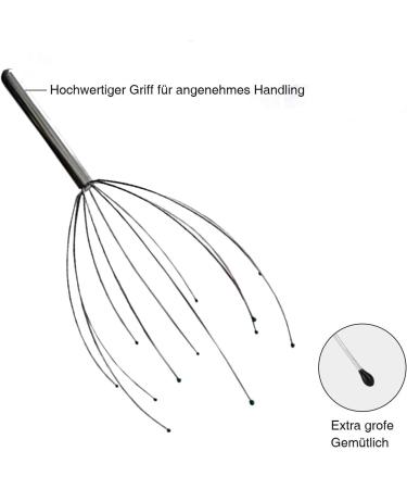 Back Scraper & Scalp Massage Set | Telescopic Back Scratchers & Finger Massage Rings for Stress Relief & Blood Circulation | Ideal Relaxation Gift - Buy Online on GoSupps.com